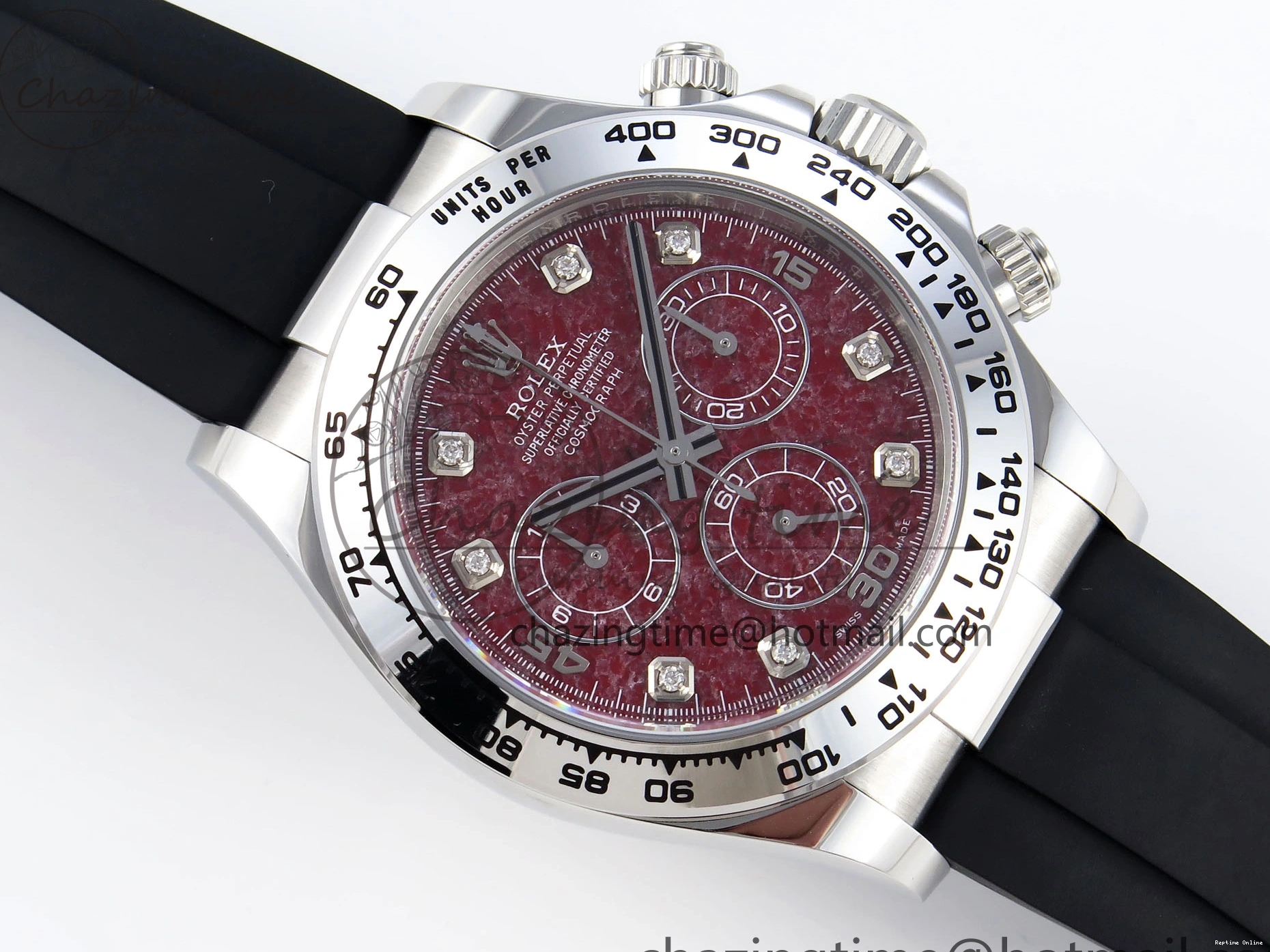 0225 SunProtective Daytona 116519 Clean 1:1 Best Edition 904L SS Case and Bracelet Red Sodalite Dial on Oysterflex SA4130 V 1852